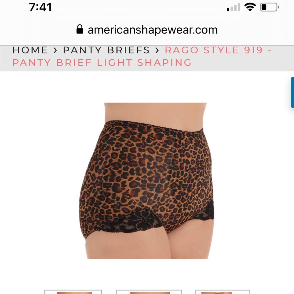 Rago pinup panties